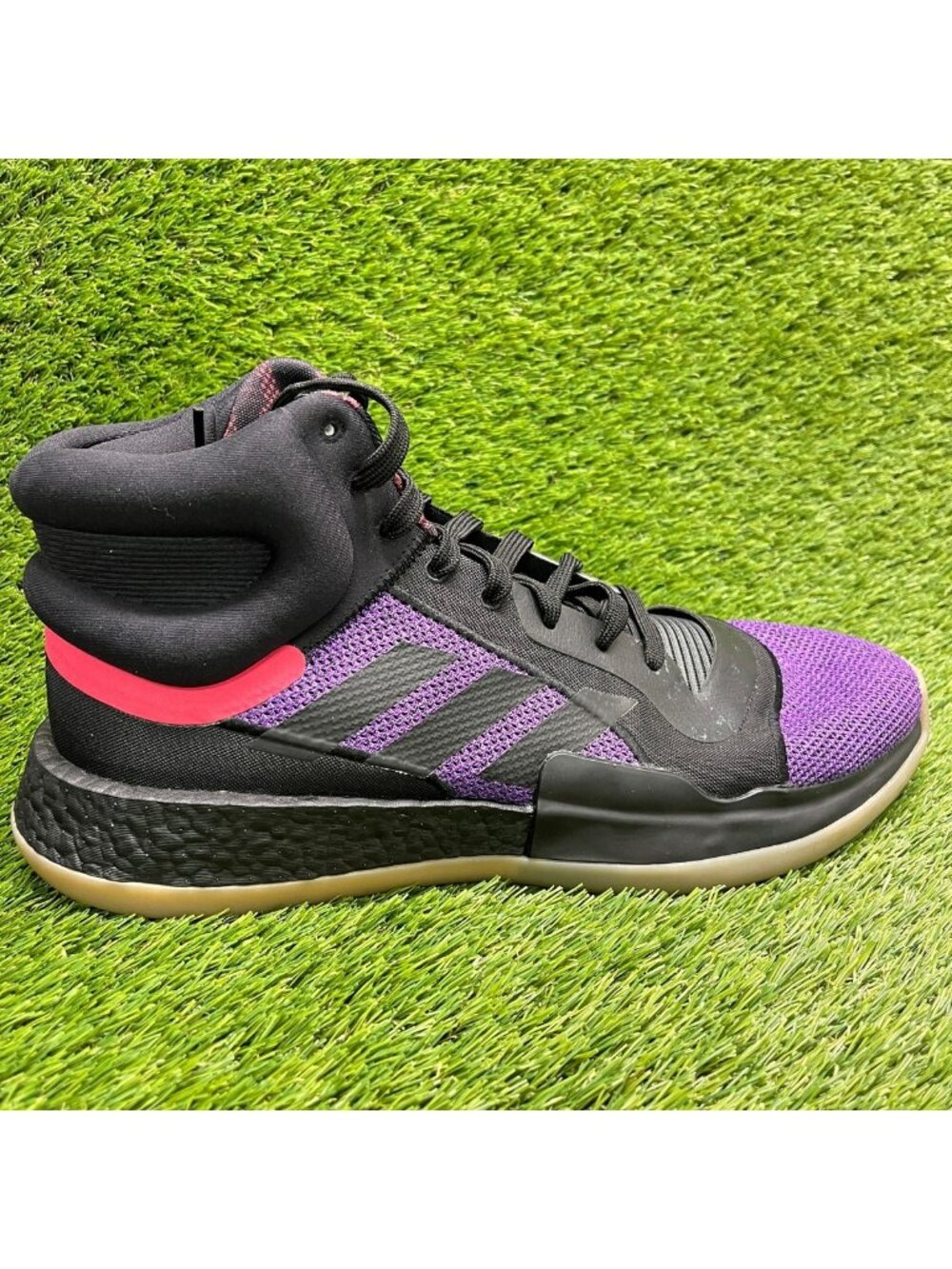 Adidas Marquee Boost Celebrate Black Cult Mens Size 15 Basketball Shoes Sneakers